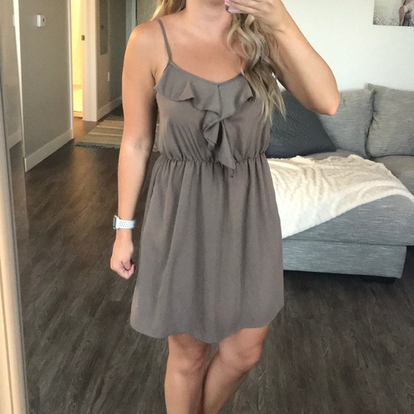 mine Dresses & Skirts - Mine Taupe Dress